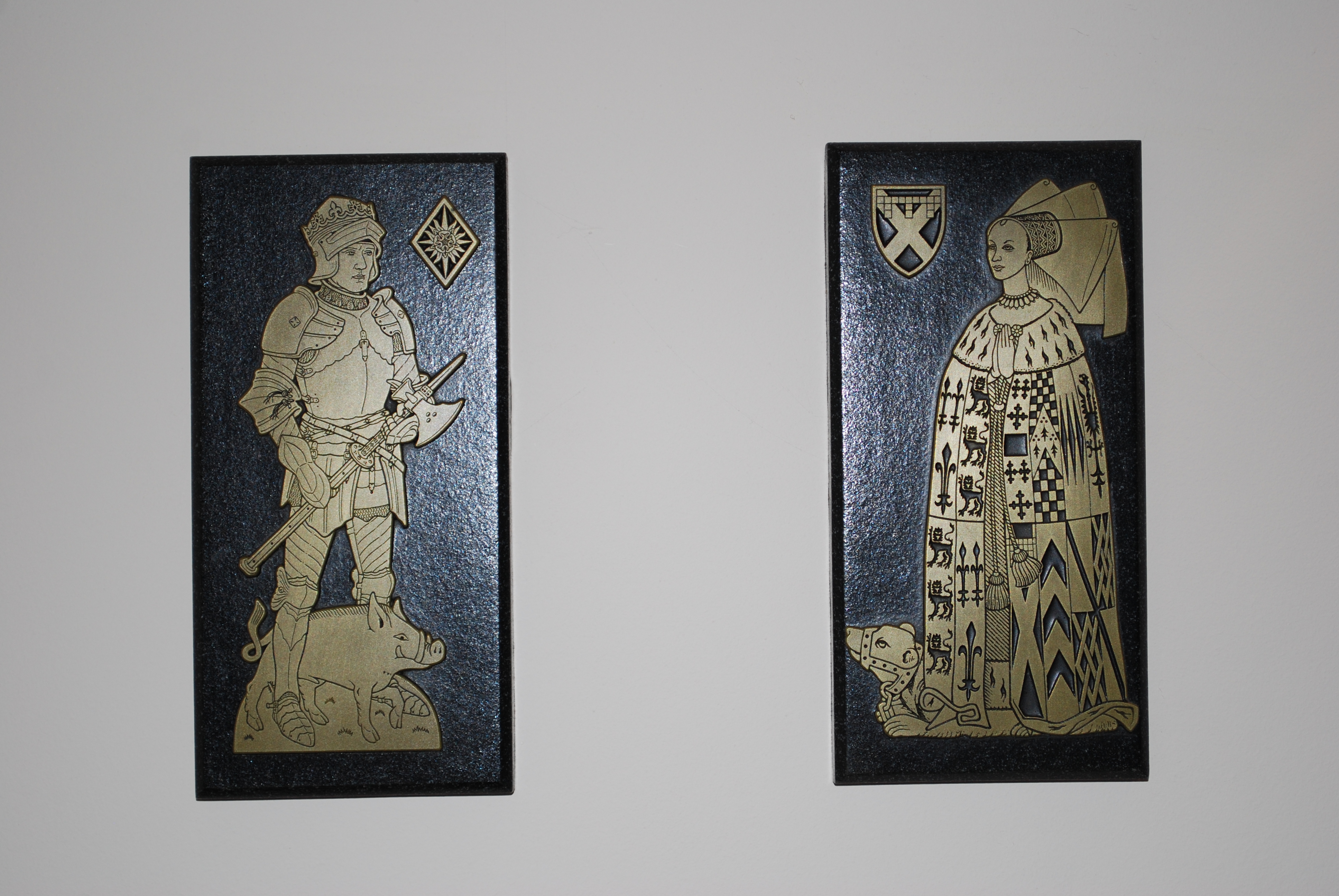 Richard III & Anne Neville Plaques